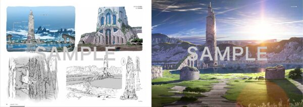 Sayonara no Asa ni Yakusoku no Hana wo Kazarou Artbook - Background setting - Image 2