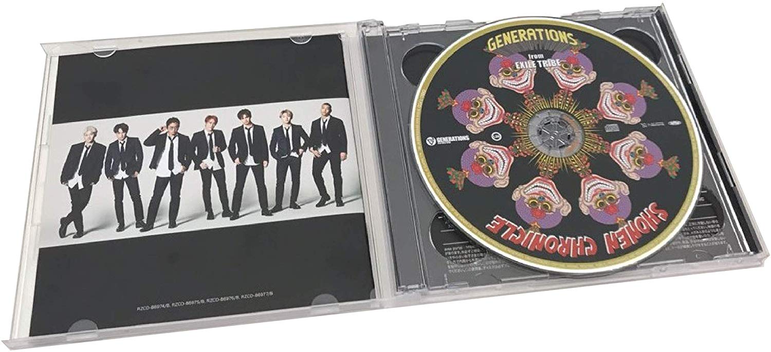 GENERATIONS from EXILE TRIBE Shonen Chronicle Album CD w/ DVD