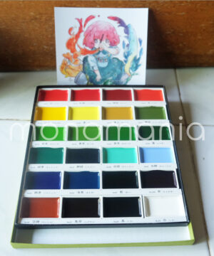 Kuretake Gansai Tambi Watercolor Palette - 24 Color Set
