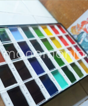 Kuretake Gansai Tambi Watercolor Palette - 36 Color Set