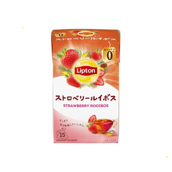 Lipton tea - Caffeineless Black Tea - Strawberry Rooibos