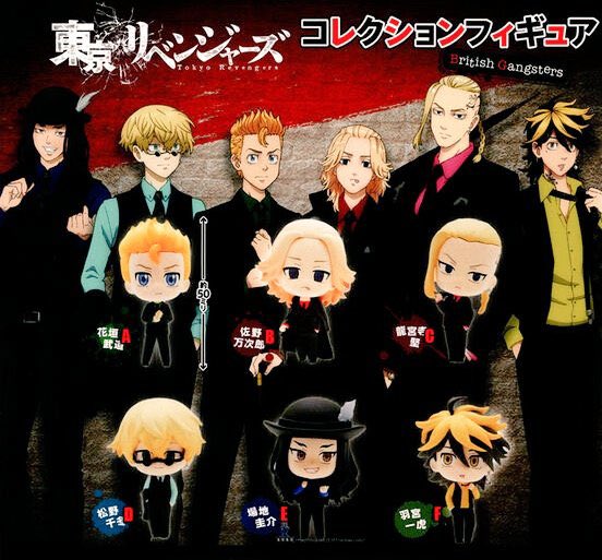 Tokyo Revengers British Gangsters Mini Character Acrylic Stand