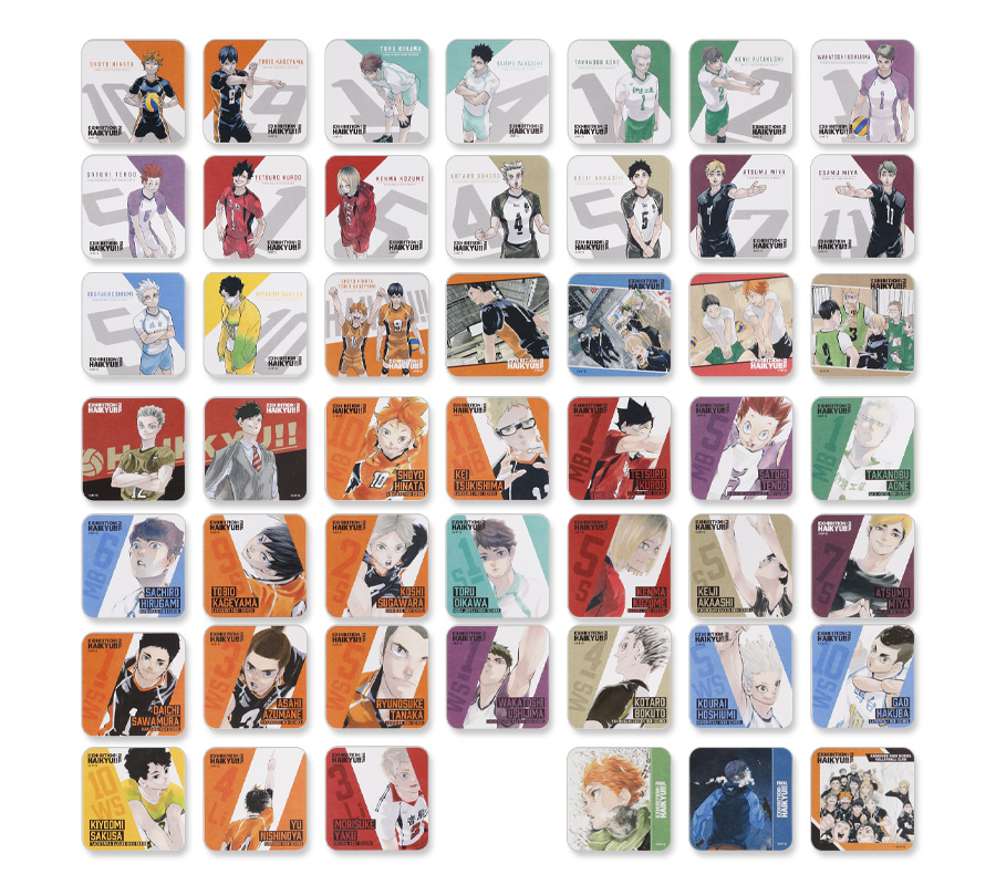 Haikyuu!! To The Top - Tanaka Saeko - Coaster - Coaster Collection -  Coaster Collection Haikyuu!! To the Top Vol.3 (Animate, Bandai)