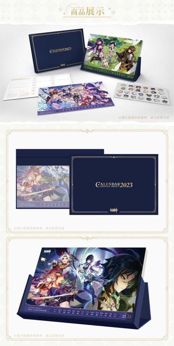 Genshin Impact 2023 Desk Calendar - Image 2