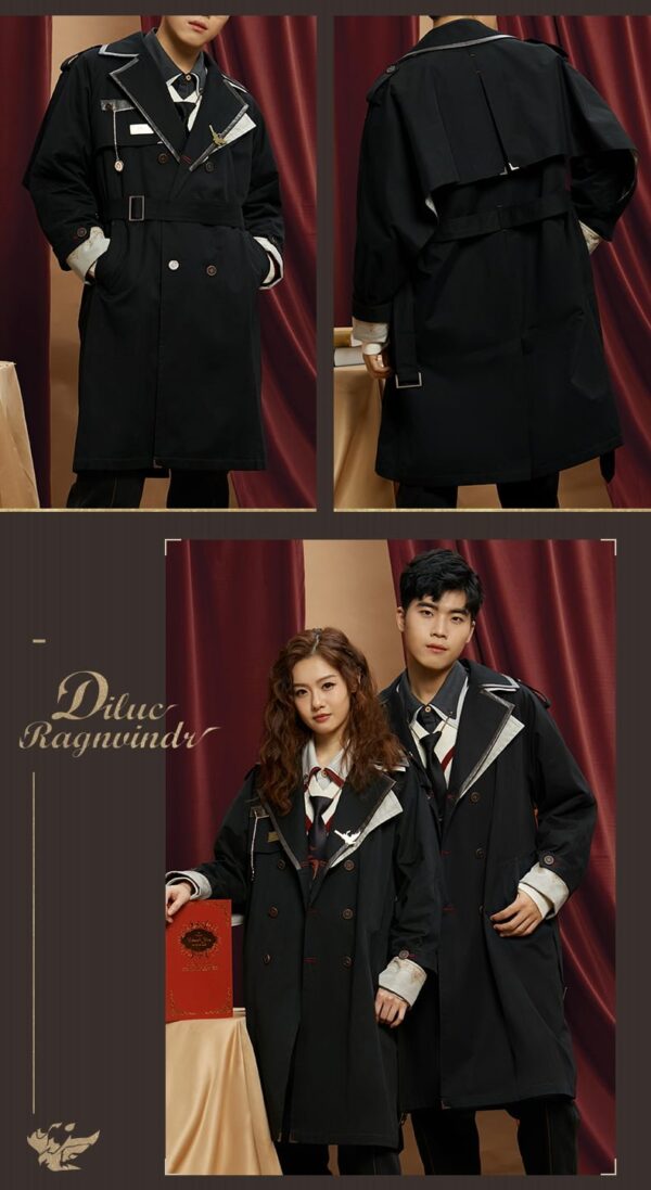 Genshin Impact Diluc Theme Series Long Coat - Image 2