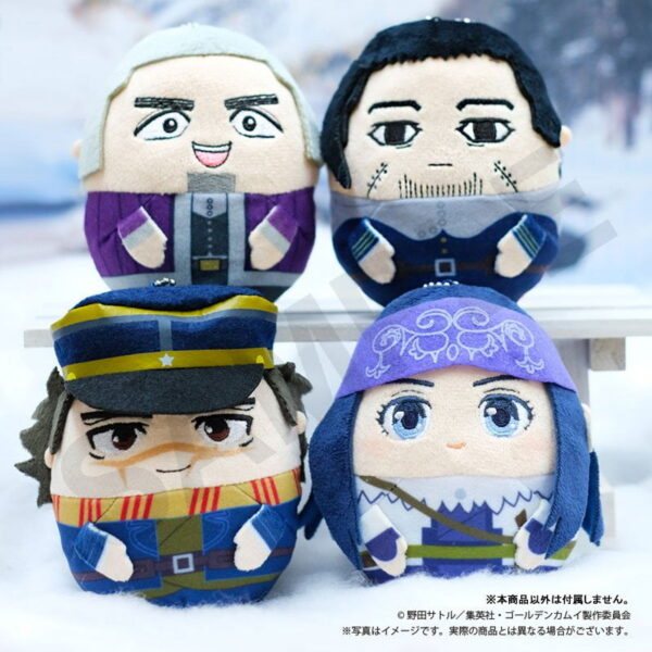 Golden Kamuy Puchi Mochi Mascot Set