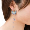[LIMITED] Pokemon accessory×25NICOLE Sparkling Bijou Earrings Vivillon