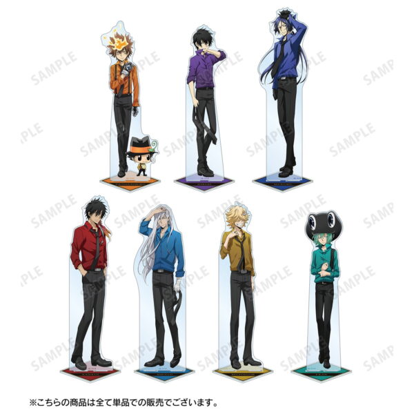 Katekyo Hitman Reborn New Illustration Colored Shirt ver. BIG Acrylic Stand