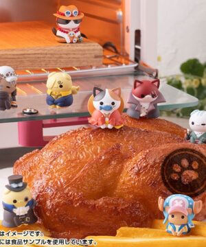 One Piece MEGA CAT PROJECT I'll Become the Pirate King Figure Set 8Pack BOX