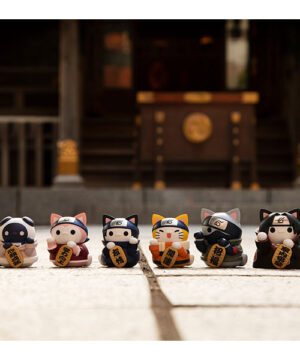 Naruto Nyaruto! Beckoning Cat FORTUNE MEGA CAT PROJECT Figure Set