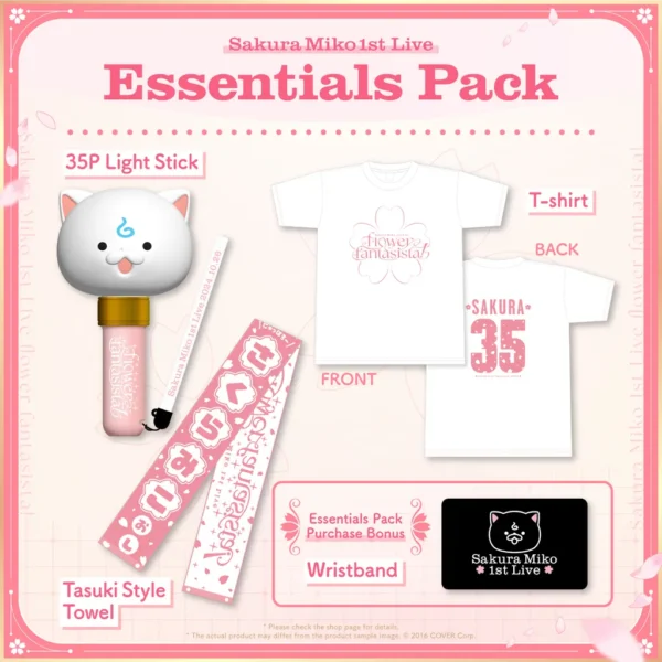 [Limited] Hololive Sakura Miko 1st Live "flower fantasista!" Concert Merchandise Goods (2nd) - Image 2