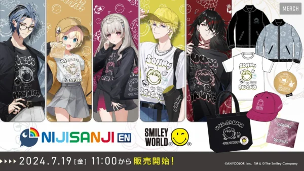 [Limited] Nijisanji EN X SmileyWorld Goods
