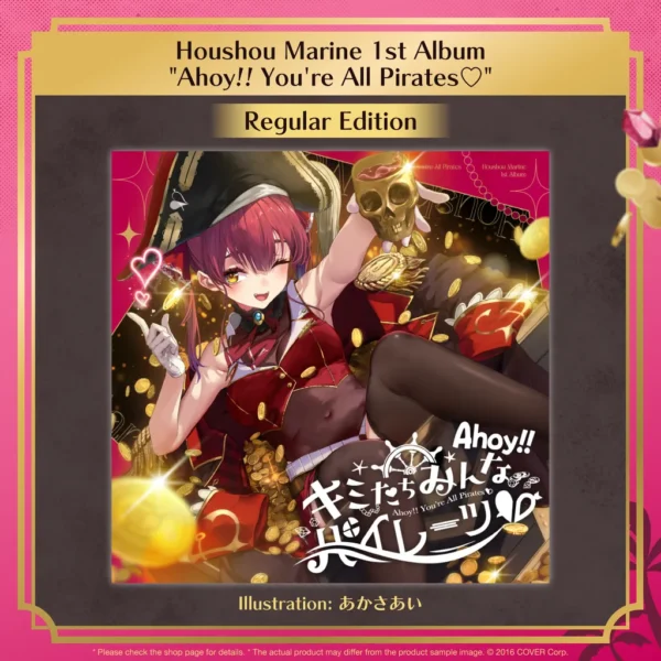 [Limited] Hololive Houshou Marine 1st Album "Ahoy!! You're All Pirates♡!" - Image 2