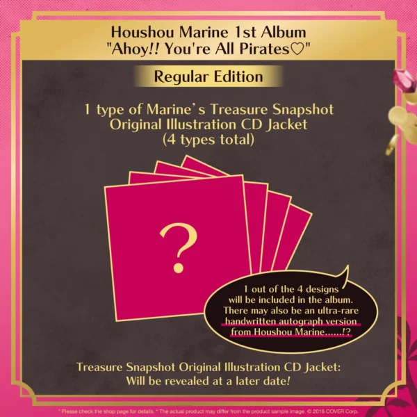 [Limited] Hololive Houshou Marine 1st Album "Ahoy!! You're All Pirates♡!" - Image 3