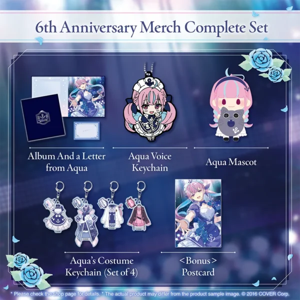 [Limited] Hololive Minato Aqua 6th Anniversary Celebration Goods - Image 2