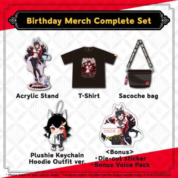 [Limited] Hololive Ookami Mio Birthday Celebration 2024 Goods - Image 2