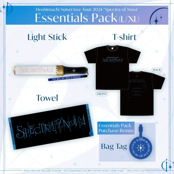 [Limited] Hololive Hoshimachi Suisei Live Tour 2024 "Spectra of Nova" Concert Merch - Image 2