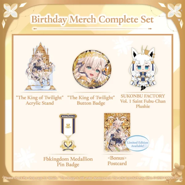 [Limited] Hololive Shirakami Fubuki Birthday Celebration 2024 Goods - Image 2
