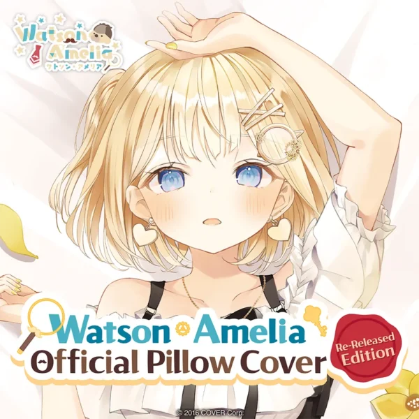 [Limited] Hololive English Watson Amelia Official Pillow Cover (Re-Released Edition)