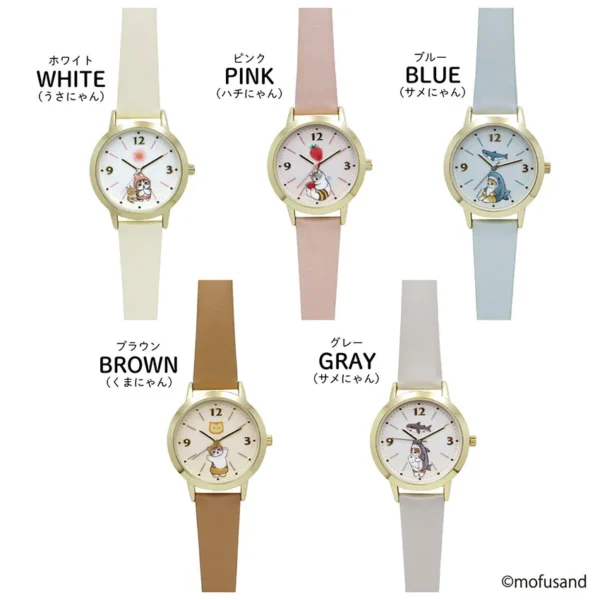 Mofusand Leather Band Watch - Image 2