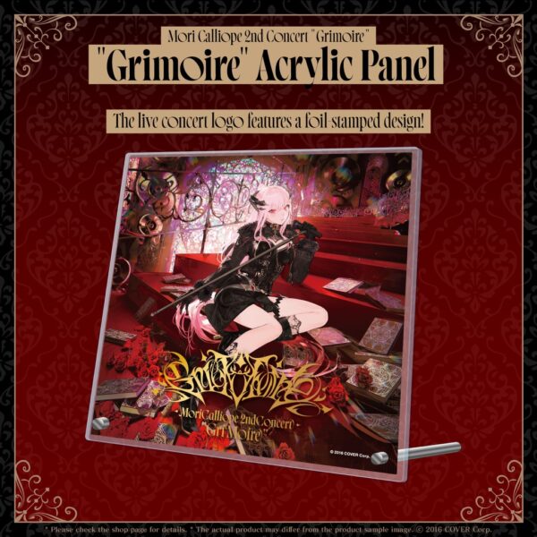 [Limited] Hololive English Mori Calliope 2nd Concert "Grimoire" Concert Merch (Made to Order Merch) - Image 4