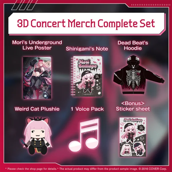 [Limited] Hololive English Mori Calliope 3D Concert Celebration 2024 Goods - Image 2