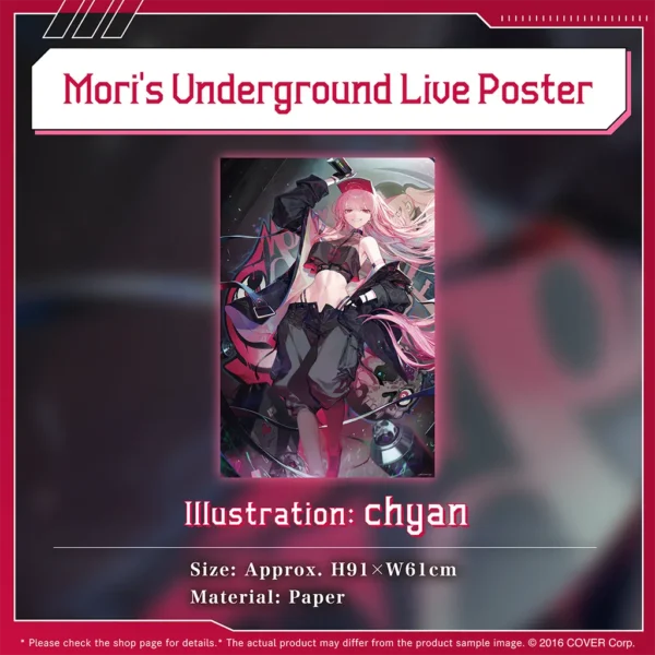 [Limited] Hololive English Mori Calliope 3D Concert Celebration 2024 Goods - Image 3
