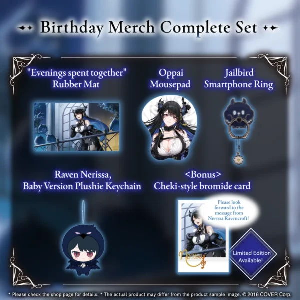 [Limited] Hololive English Nerissa Ravencroft Birthday Celebration 2024 Goods - Image 2