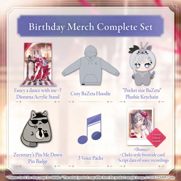 [Limited] Hololive Indonesia Vestia Zeta Birthday Celebration 2024 Goods - Image 2