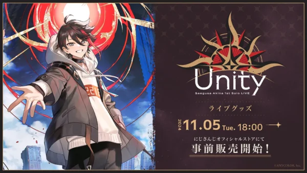[Limited] Nijisanji Saegusa Akina 1st Solo LIVE "Unity" Goods