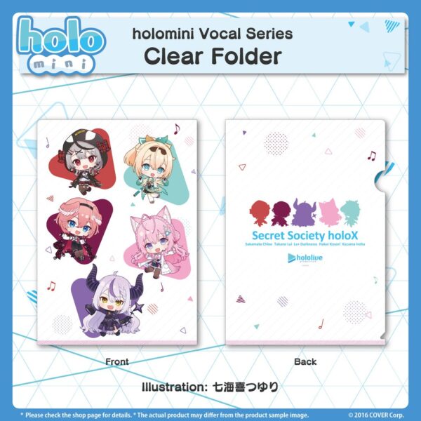 [Limited] Hololive Holomini Vocal Series Secret Society holoX Goods - Image 5