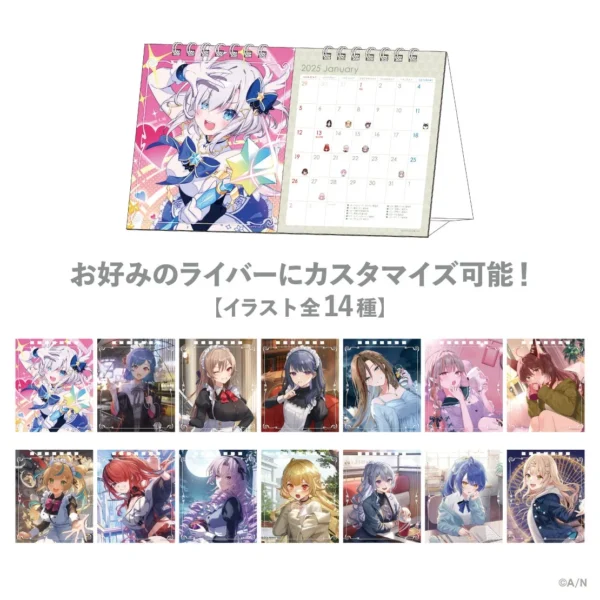 [Limited] Nijisanji & Nijisanji EN Desk Calendar 2025 - Image 3