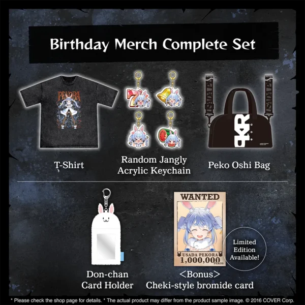 [Limited] Hololive Usada Pekora Birthday Celebration 2025 Goods - Image 2