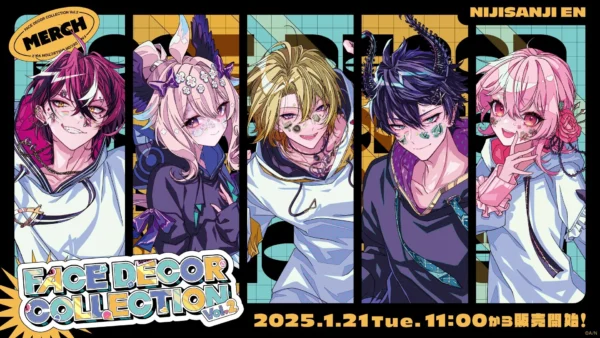 [Limited] Nijisanji EN FACE DECOR COLLECTION Vol.2 Goods