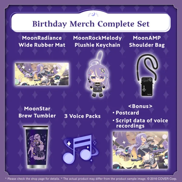 [Limited] Hololive Indonesia Moona Hoshinova Birthday Celebration 2025 Goods - Image 2