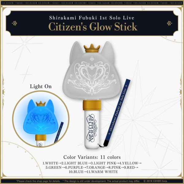 [Limited] Hololive Shirakami Fubuki 1st Solo Live FBKINGDOM “ANTHEM” Concert Merch (2nd) - Image 3