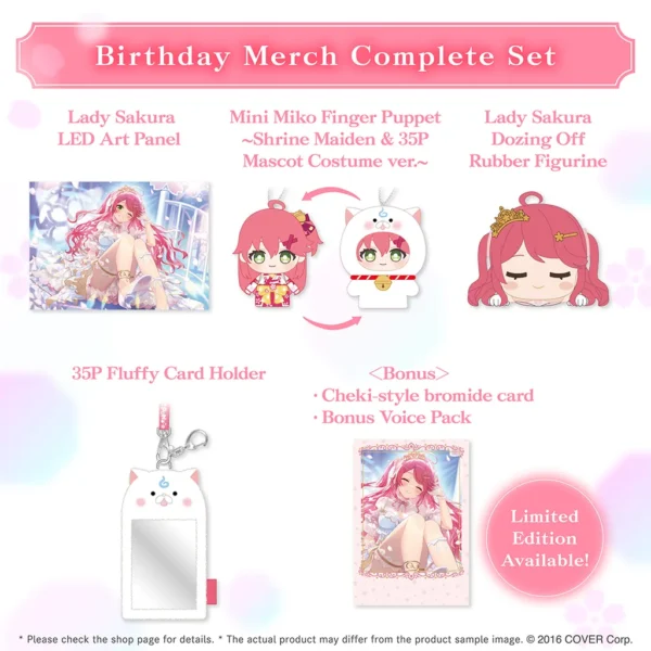 [Limited] Hololive Sakura Miko Birthday Celebration 2025 Goods - Image 2