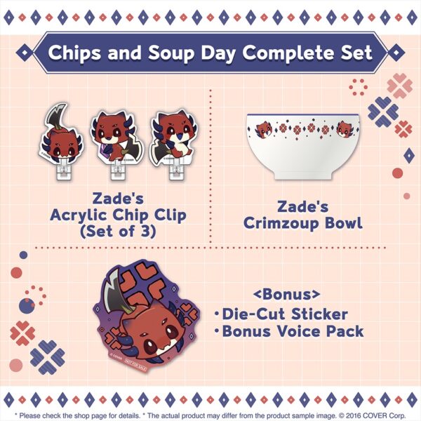 [Limited] HOLOSTARS English Crimzon Ruze Chips and Soup Day 2025 Merchandise - Image 2