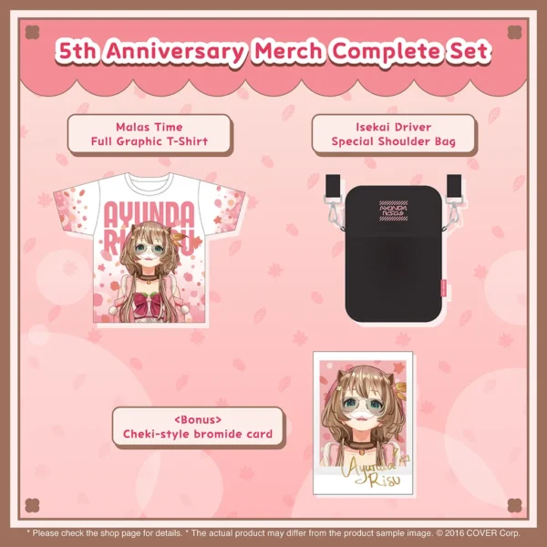 [Limited] Hololive Indonesia Ayunda Risu 5th Anniversary Celebration Merchandise - Image 2