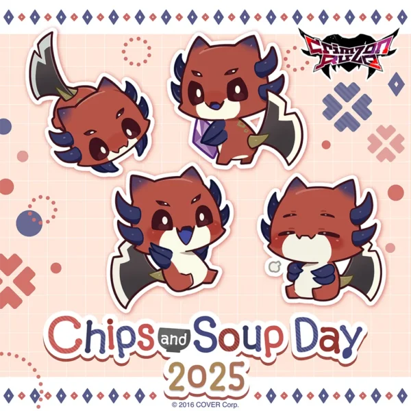 [Limited] HOLOSTARS English Crimzon Ruze Chips and Soup Day 2025 Merchandise