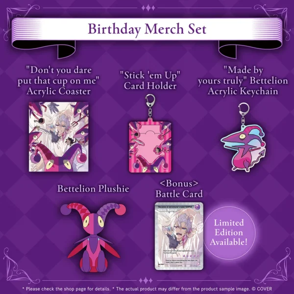 [Limited] HOLOSTARS English Gavis Bettel Birthday Celebration 2025 Merchandise - Image 2