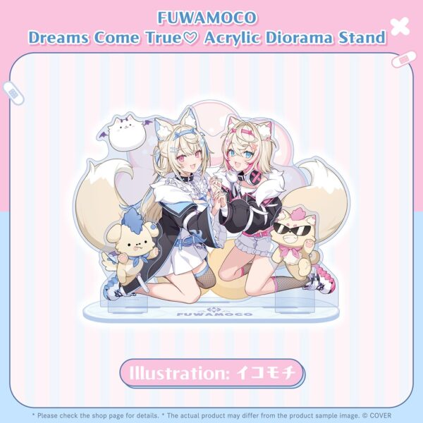 [Limited] Hololive English FUWAMOCO 1 Million Subscribers Celebration Merchandise - Image 4