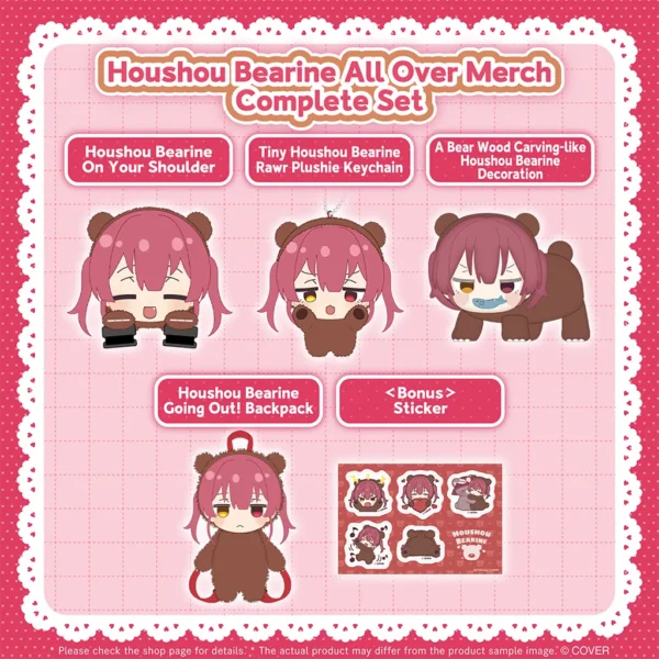 [Limited] Hololive Houshou Marine Houshou Bearine All Over Merch - Image 2