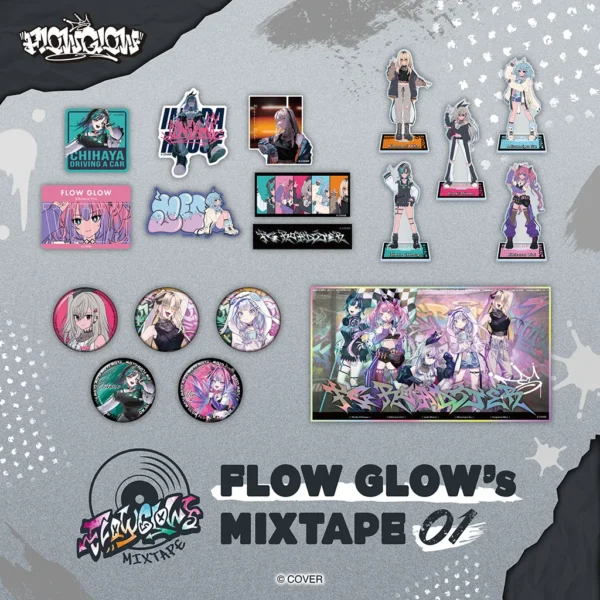 [Limited] Hololive DEV_IS FLOW GLOW's MIXTAPE 01 Merchandise