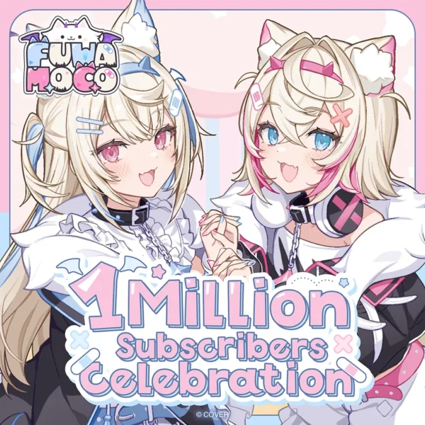 [Limited] Hololive English FUWAMOCO 1 Million Subscribers Celebration Merchandise