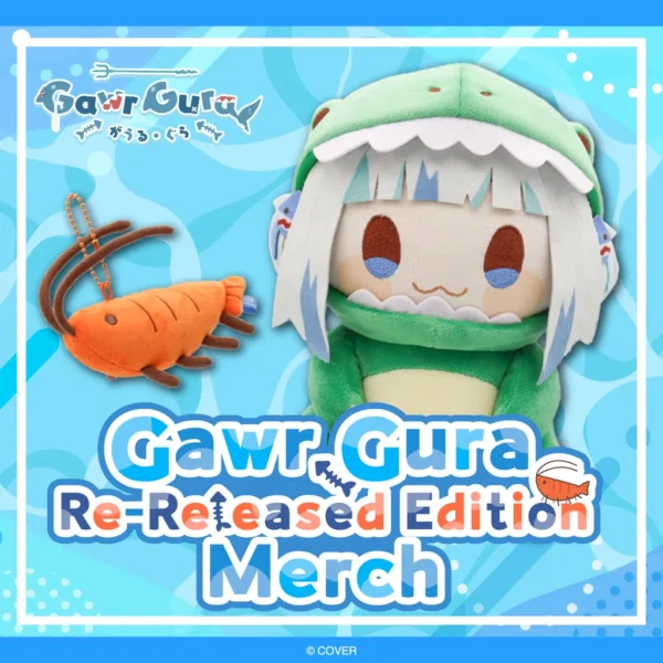 [Limited] Hololive English Gawr Gura Re-Released Edition Merch