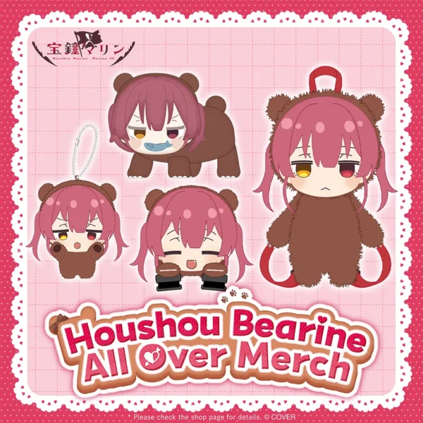 [Limited] Hololive Houshou Marine Houshou Bearine All Over Merch