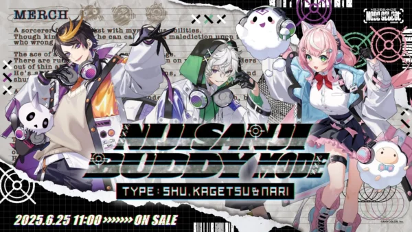 [Limited] Nijisanji Buddy Mode Type : Shu, Kagetsu & Nari Goods