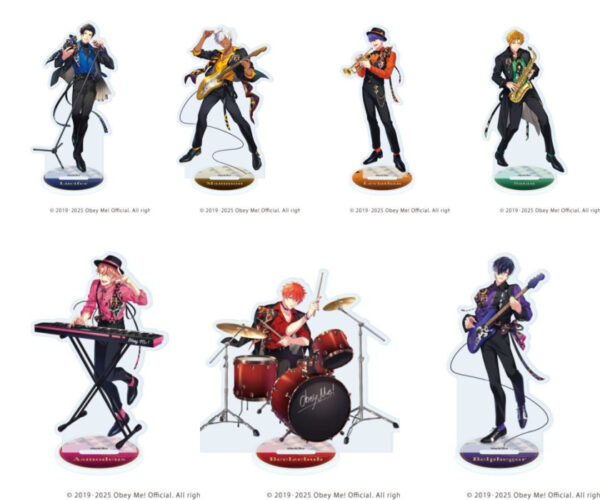 [Limited] Obey Me! Nightbringer Newly Drawn Acrylic Stand Band Ver.